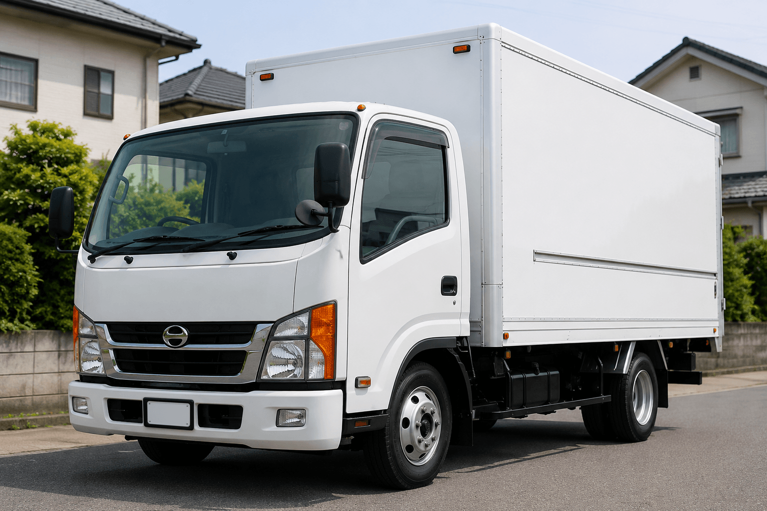 まとまった不用品回収に使用する2トントラック